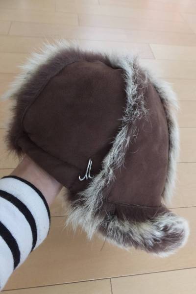 美品◇ミュールバウアーMuhlbauer◇ムートン×ファーキャップ ドゥーズィエム クラス ファッション