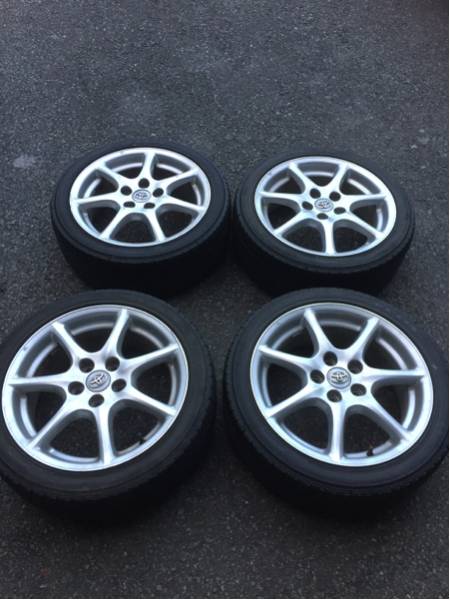 トヨタ純正 エスティマ 17インチ 7J ホイール4本 タイヤおまけ☆ 17