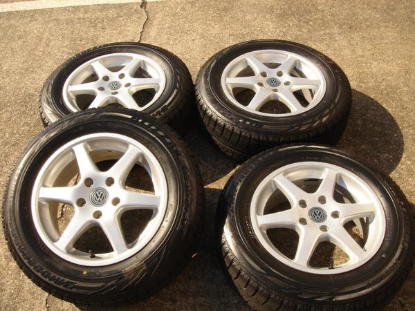 VW 15x6.5+40 5/112 ゴルフ、トゥアレグ等GZスタッドレスセット 【公式