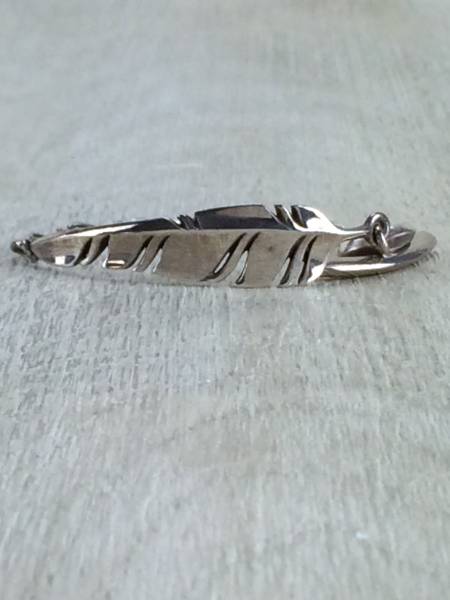 PUERTA DEL SOL◆フェザーブレスレット/SV950/SLV/箱有