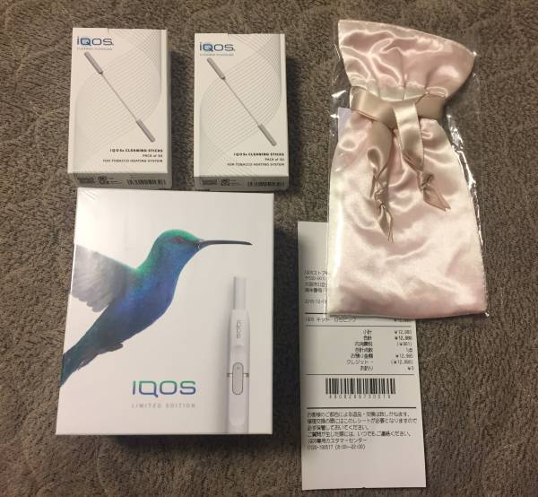 未登録★新品 iQOS アイコス ピンク PINK 本体 専用純正綿棒付き_1