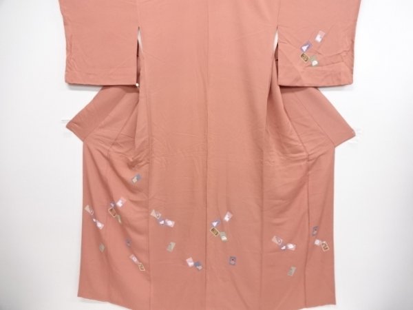 宗sou 未使用品 短冊に抽象干支模様訪問着