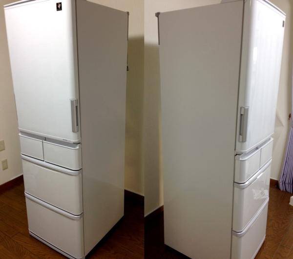 SHARP ☆綺麗【シャープ SHARP プラズマクラスター冷蔵庫 SJ-PW42W-S 