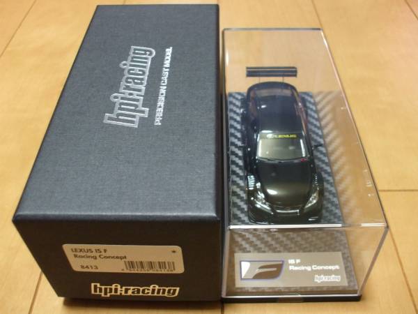 ☆hpi 1/43 LEXUS IS F Racing Concept (ブラック)【8413】 IS-F IS F