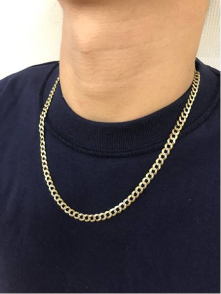 10kゴールドキューバンチェーン 6mm51cm HIPHOP avalanche系