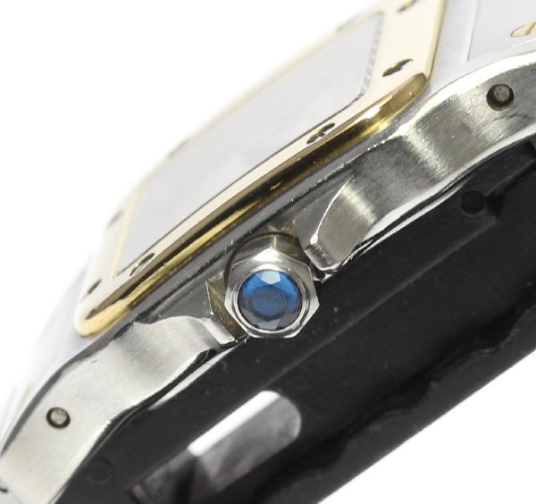 CARTIER】カルティエ サントスガルベSM YGコンビ クォーツ☆
