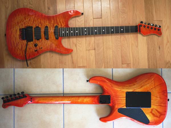 Valley Arts Pro Custom USA - 中古 エレキギター Fireburst M-Head w