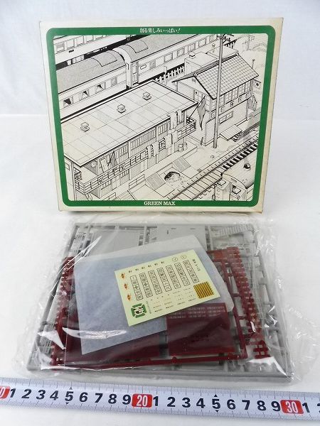zym5-28【Nゲージ】グリーンマックス・踏切・変電所・他／10点