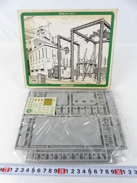 zym5-28【Nゲージ】グリーンマックス・踏切・変電所・他／10点