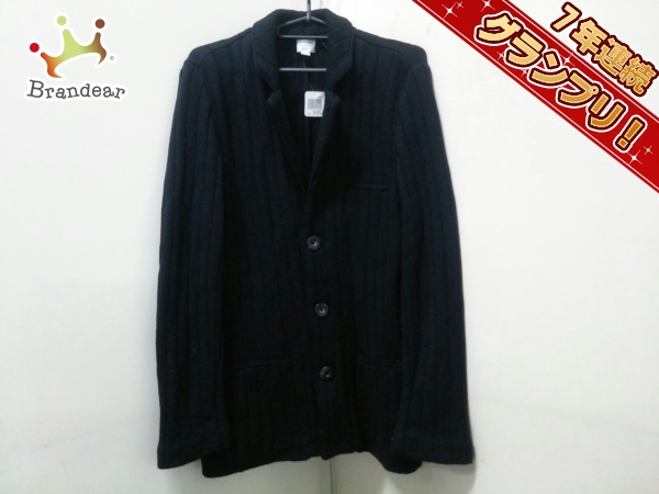 52/2XL アルマーニコレツォーニ ヘリンボーン ボンディング ジャケット