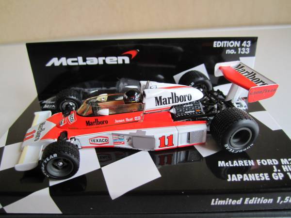 1/43 マクラーレン M23 J.ハント 日本GP ミニチャンプス マクラーレン
