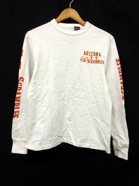 Motorcycle Garments Tシャツ ロゴ プリント カットソー 白 36