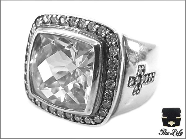 【即決】Justin Davis SRJ152 M.TSリング ホワイトトパーズ #14