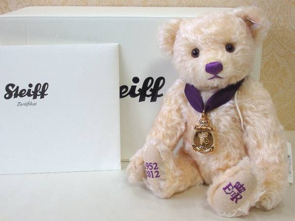 steiffシュタイフ/ エリザベス ジュビリー テディベア / 完品