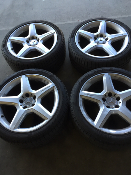 ベンツ w211 純正18インチアルミホイール タイヤ付