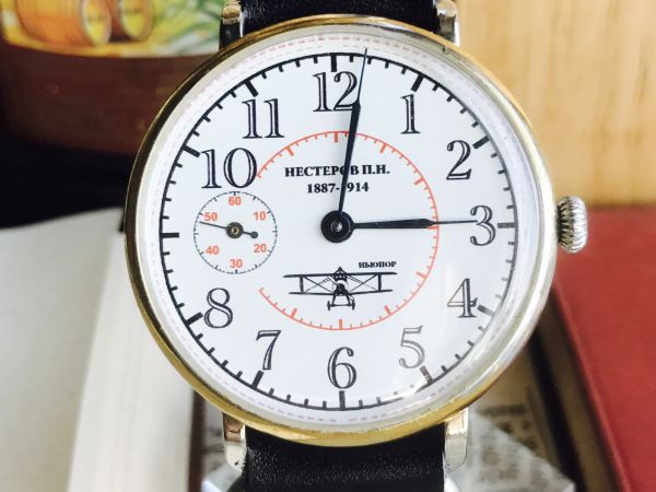 ソ連軍★ミリタリー★モルニヤビンテージ腕時計パイロット★ソビエトUSSR手巻き