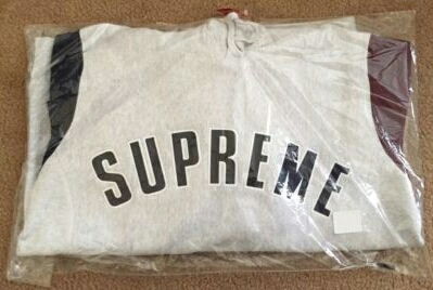 2026，安い color blocked Arc Logo Hooded Sweatshirt Ash Grey S supreme(パーカ)｜売買されたオークション情報、yahooの商品情報をアーカイブ公開 - オークファン 男性用
