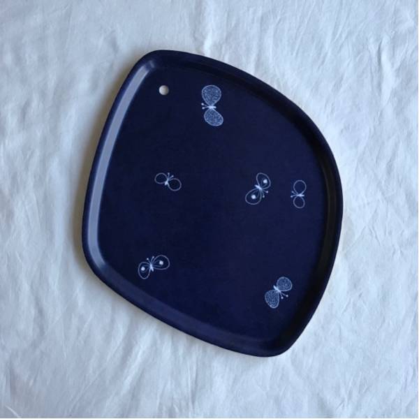 mina perhonen ミナペルホネン トレー choucho navy perhonen mina トレイ