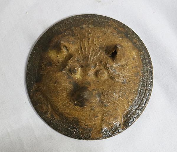 朱泥茶器 　狸型泡瓶