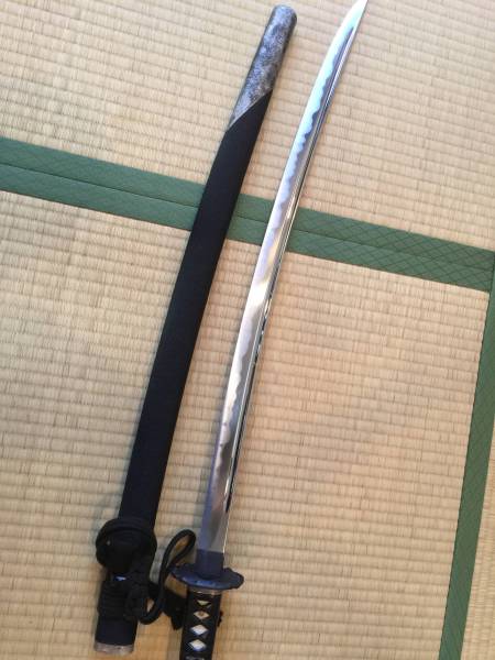 模造刀 日本刀 かっこいい 高級模造刀 樋有刀身 黒拵え 居合刀 太刀