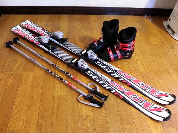 J11 板138/靴22cm キッズ 子供用 snowcarving カーピングスキーセット
