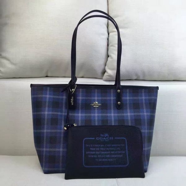 COACH コーチ バッグ ショルダーバッグ トートバッグ F55447 青 COACH 