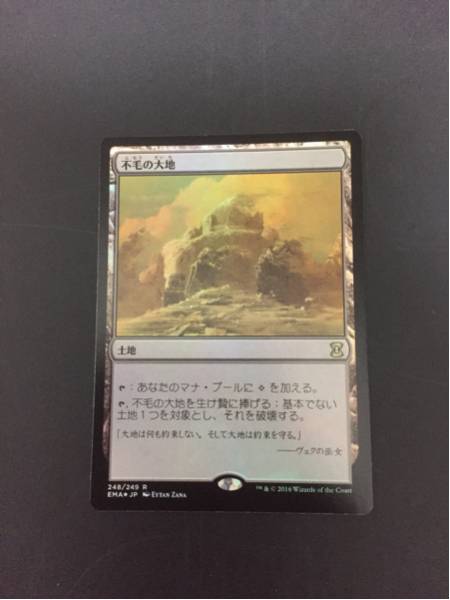 不毛の大地 MTG | 日本最大級 EMA 日本語版 foil Foil BIGWEB MTG