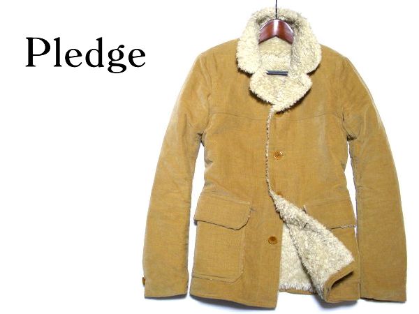 ■Pledge■プレッジ 裏ボア モールスキン ランチジャケット JKT
