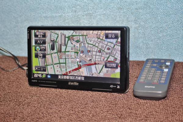 ワンセグ・リモコン付★SANYO 7Vポ-タブル NV-SD730DT★動作良好