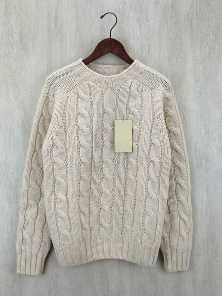 INVERALLAN◆タグ付/セーター(厚手)/38/ウール/CRM