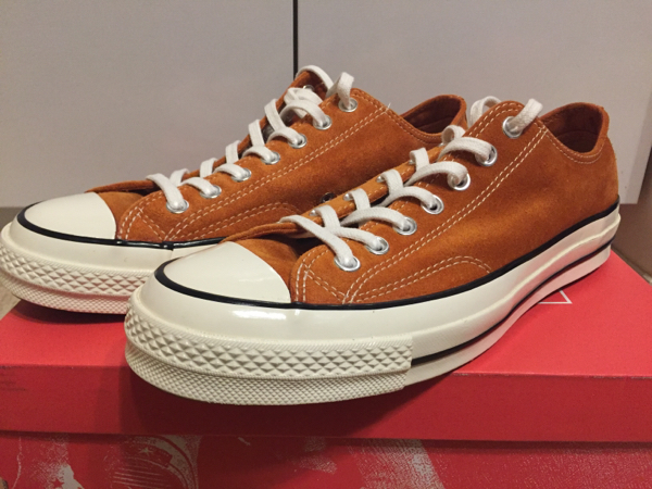 converse CT70 スエード オレンジ 27.0cm コンバース US