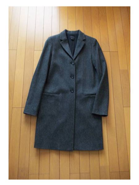 美品 セオリー チェスターコート Theory グレー