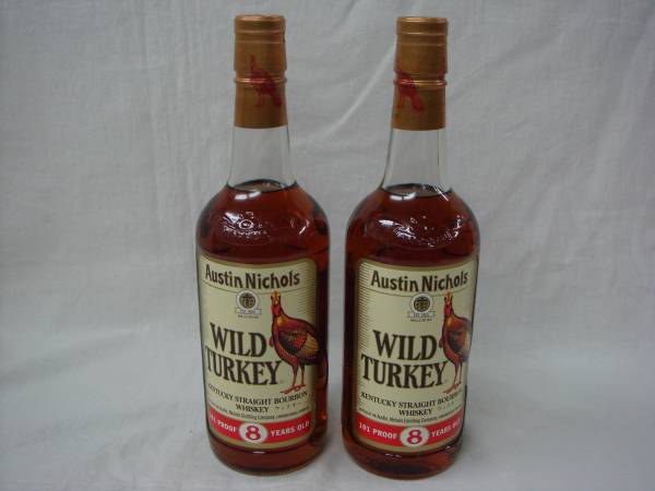 未開栓 WILD TURKEY ワイルドターキー 8年 2本セット 即決