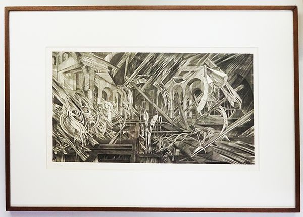 井上安治 明治期 | 木版画「東京真画名所図解」鎧橋之景 浮世絵 骨董