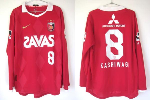 浦和レッズ10(H)ユニフォーム長袖M#8柏木陽介 ナイキ製