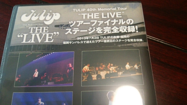 TULIP THE LIVE チューリップ40周年ライブDVD TULIP THE LIVE TULIP