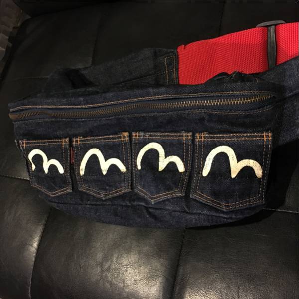 EVISU ボディバッグ デニム エヴィス 5ポケッツデニムウエストポーチ 