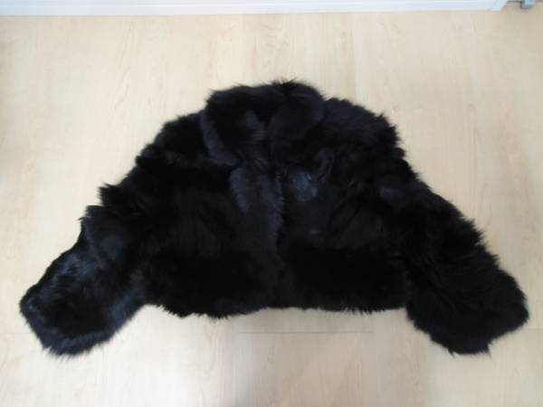 LANVIN SAGA MINK サガミンク 銀ラベル　サガミンクコート黒 LANVIN SAGA MINK サガミンク 銀ラベル サガミンクコート黒 LANVIN