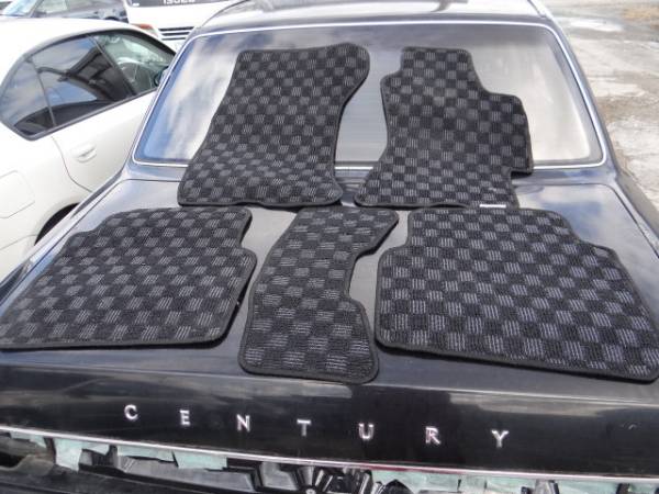 BP/BLレガシィ　フロアマット1台分　希少ブラックグレー　チェック柄　BP5BL5BP9BPHBL9BLEBPE