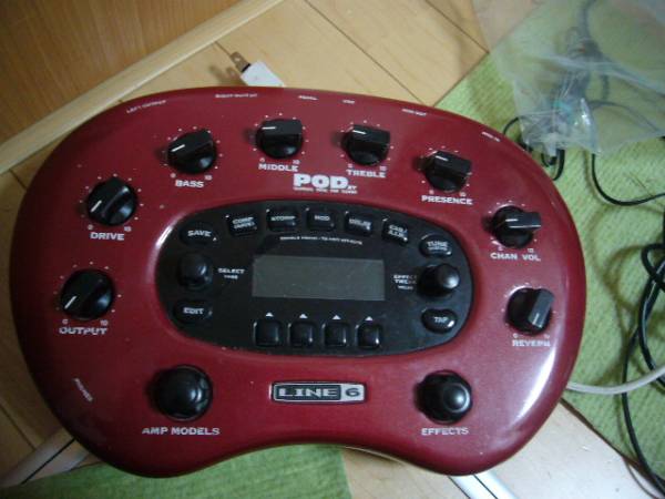 LINE6 POD xt アダプター、USBケーブル付き