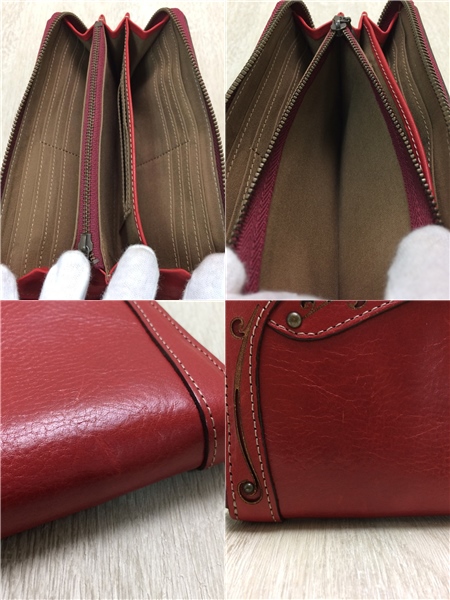 DAKOTA◇長財布/レザー/RED/無地 DAKOTA 【公式通販】