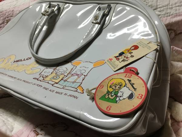 おはようスパンク 新品 デッドストック ビニール エナメル ボストン