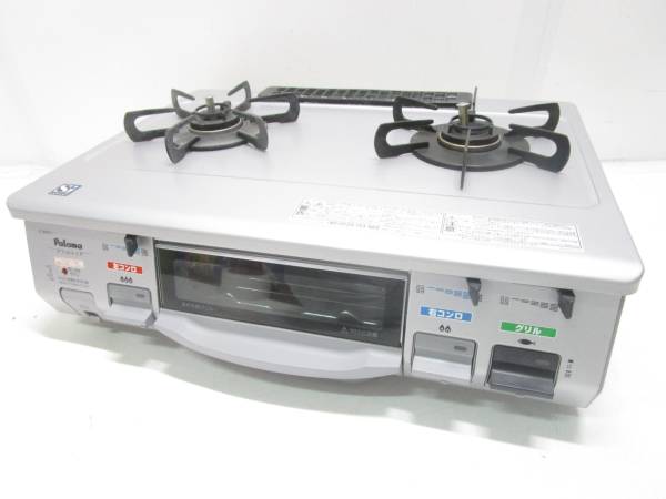 パロマ ガステーブル ガスコンロ | IC-800B-R 中古 Paloma IC-800F-1L 