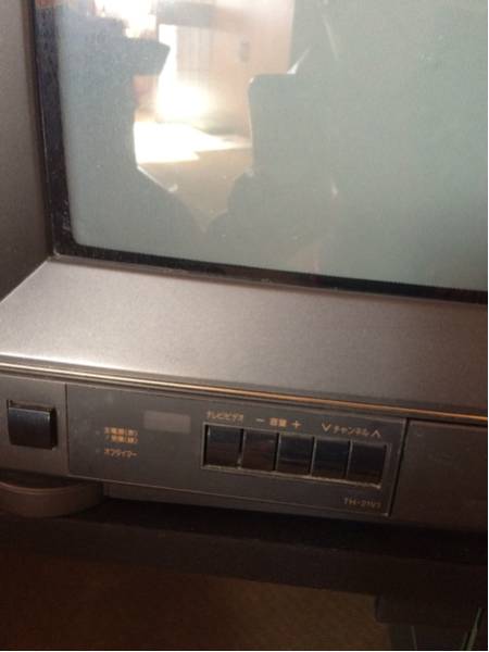 パナソニック　ブラウン管テレビ　TH-21L1　90年製　動作確認　ジャンク Panasonicブラウン管テレビTH-21L190年製 (NjBYR) 近鉄奈良のテレビ