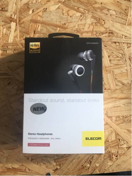ELECOM ハイレゾ対応ヘッドホン シルバー EHP-CH2000SV 美中古