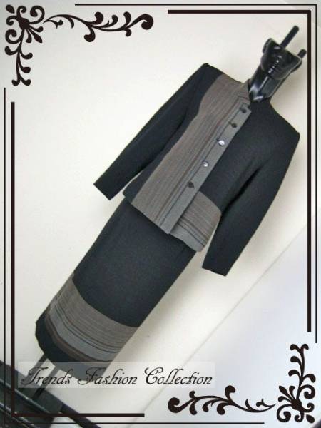 ☆☆LN 13号サイズ　ウール素材　ロングスカートスーツ