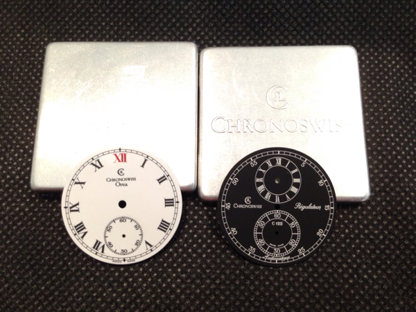 クロノスイス(オレア・レギュレーター)文字盤