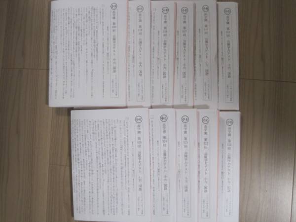 浜学園 小６ 国語 公開学力テスト 11回分 2016年2月～2016年12月　515～525回　解答・解説付