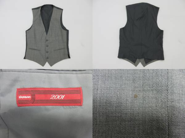 お買得】♪DURBAN/ダーバン♪スリーピーススーツセット グレー STUDIO