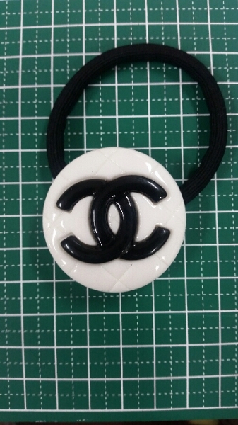 CHANEL　カメオマーク　ヘアゴム　ノベルティー　シャネル